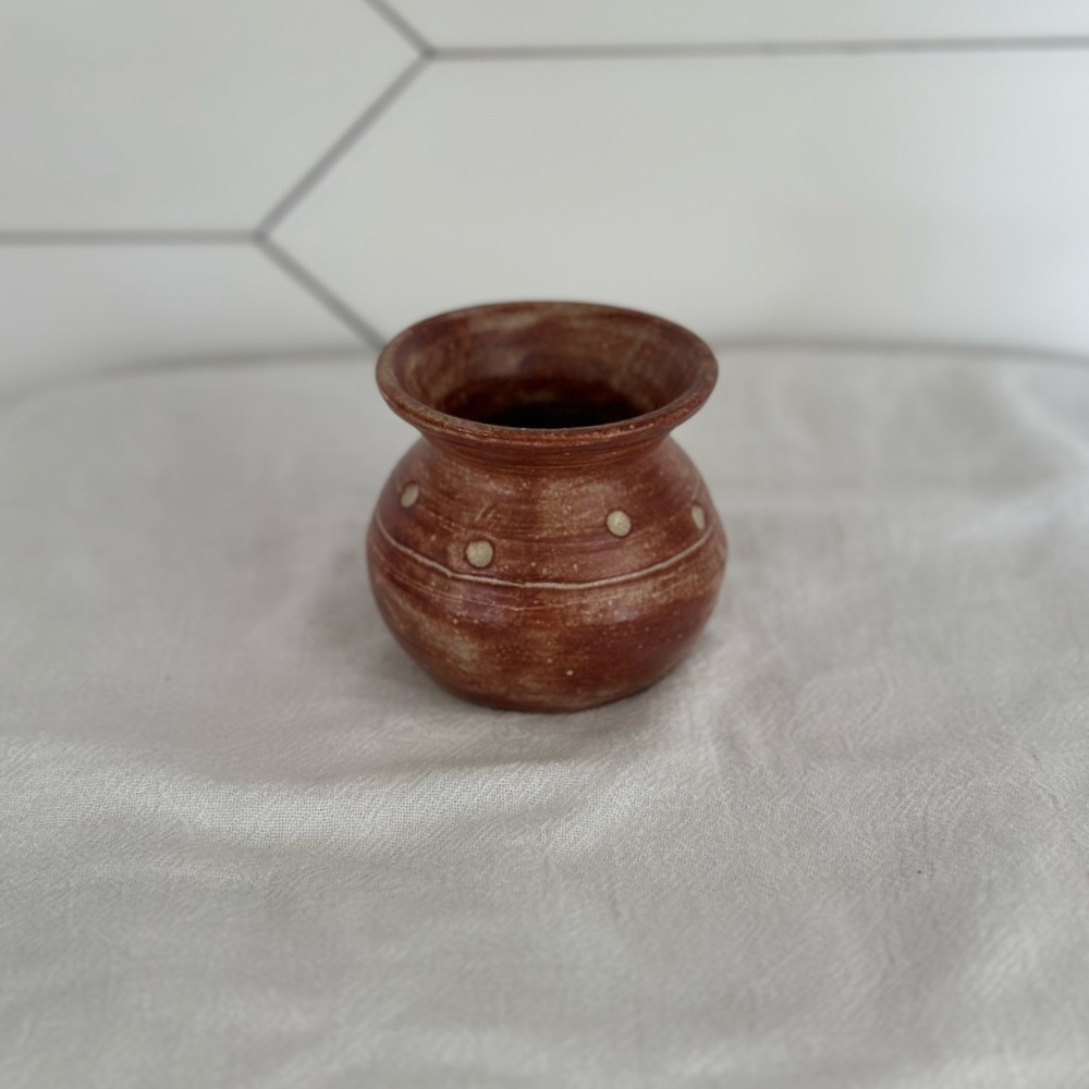 Artisan handmade small vase